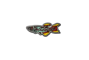 Collectible Killie Fish Enamel Foundation Support Pin